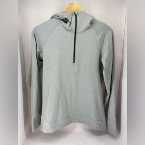 Light Blue 1/4 zip athletic shirt